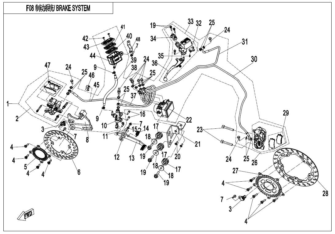 BRAKE SYSTEM - F08-A