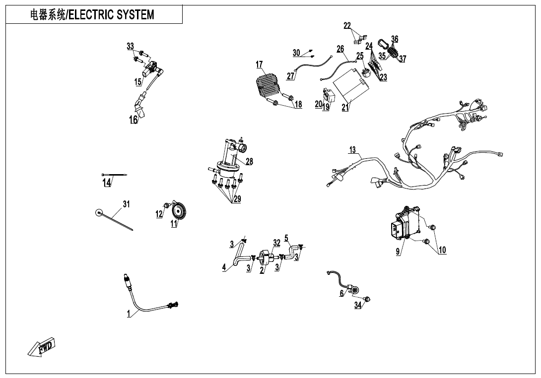 ELECTRIC SYSTEM(ABS) - F15-A