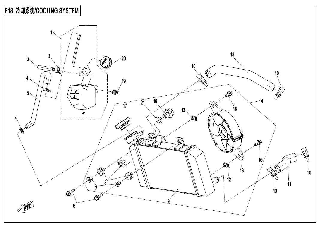 COOLING SYSTEM - F18