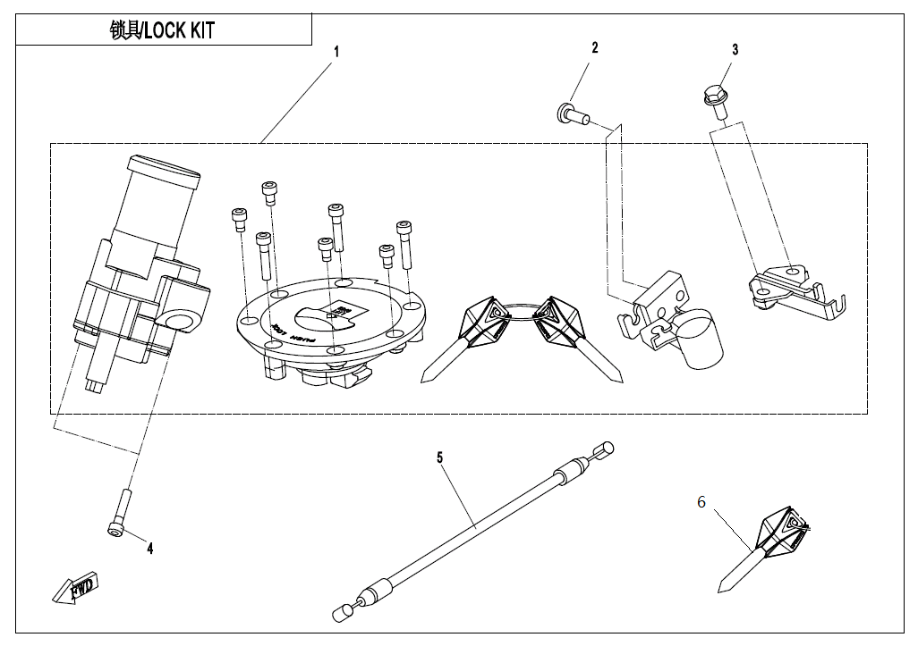 LOCK KIT - F01