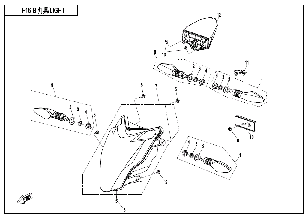 LIGHTS(LED) - F16-B