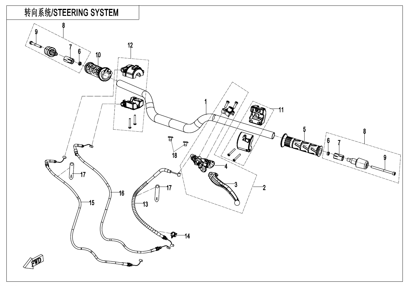 STEERING SYSTEM - F10-B