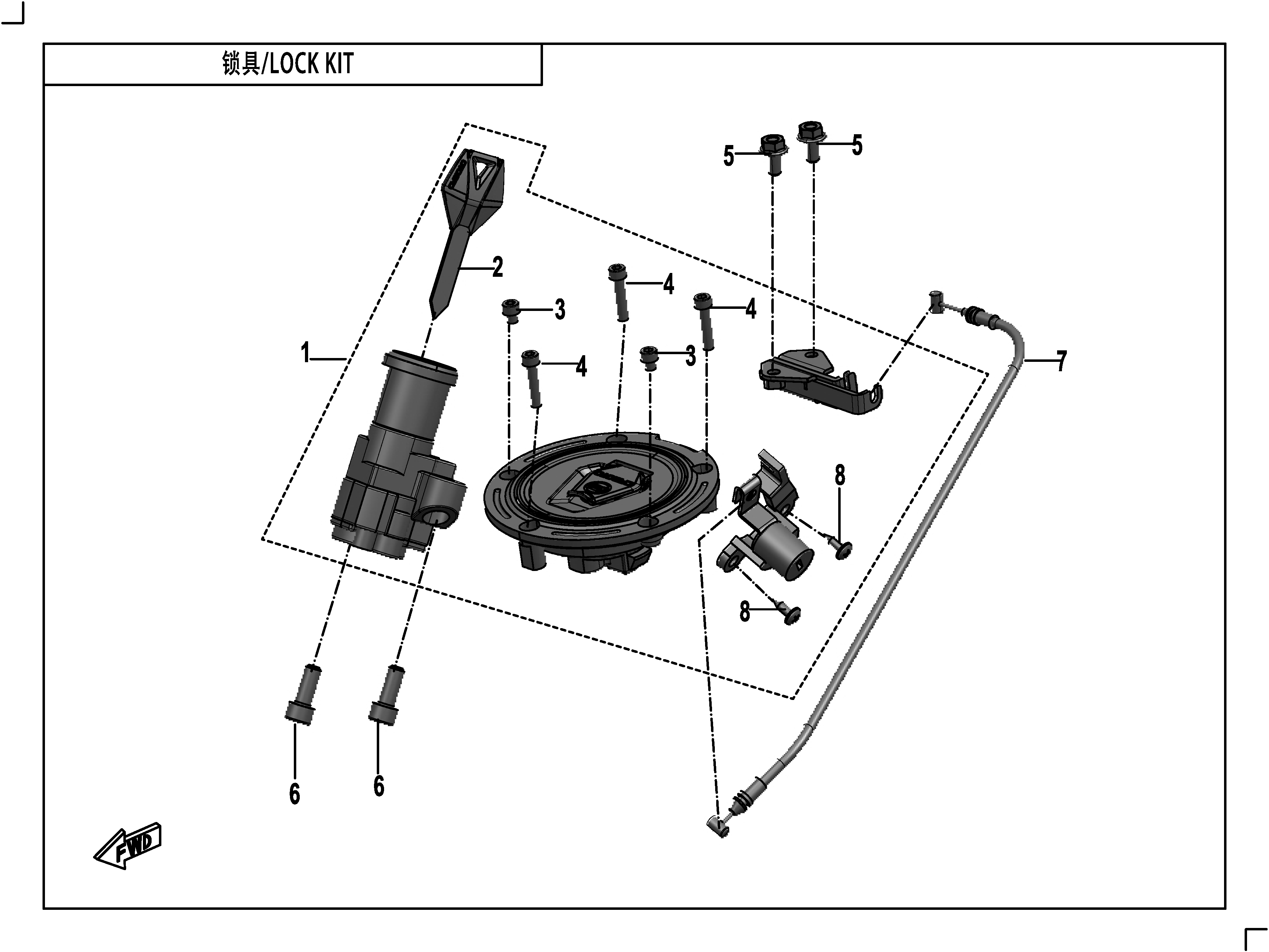 LOCK KIT - F01