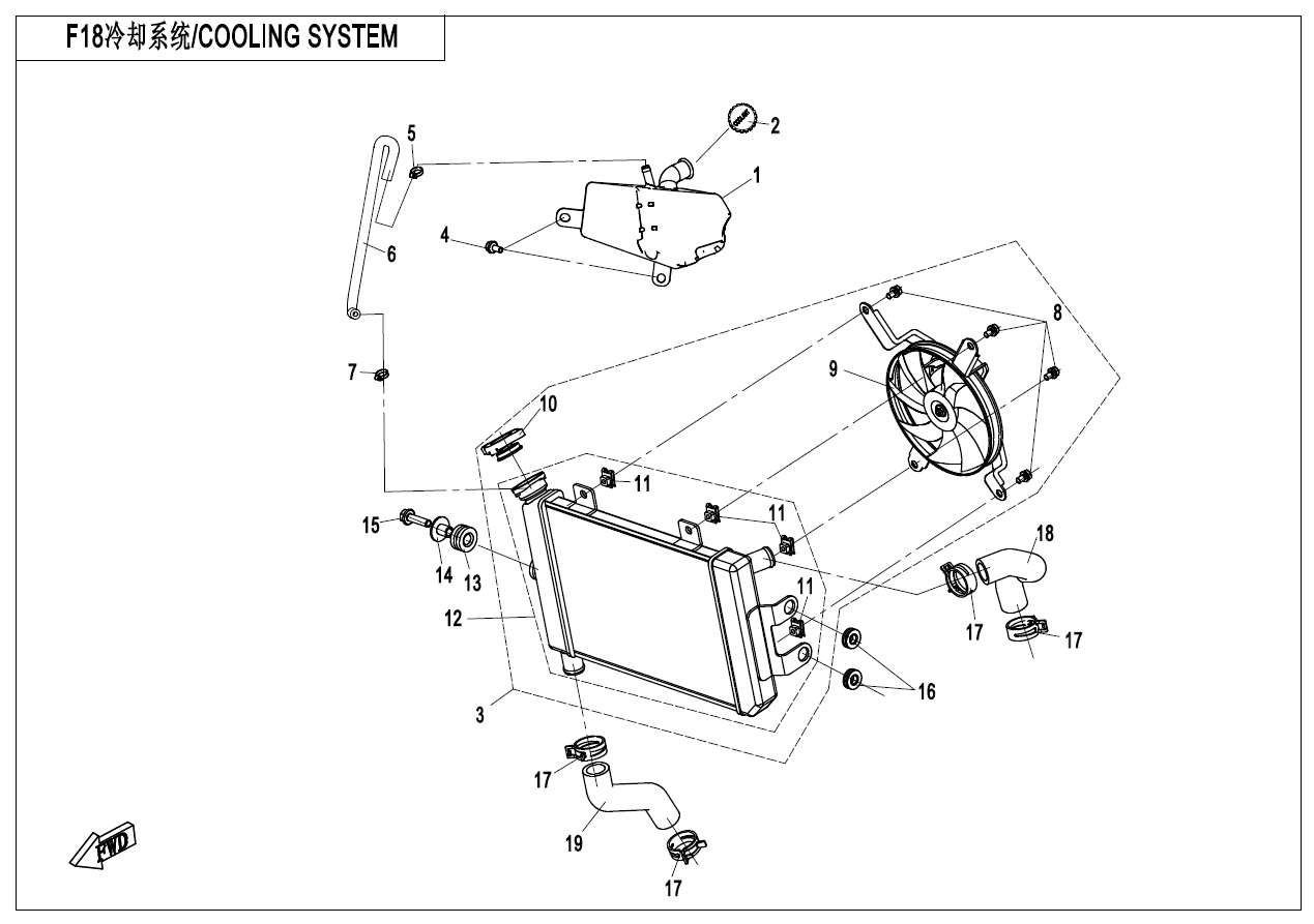 COOLING SYSTEM - F18