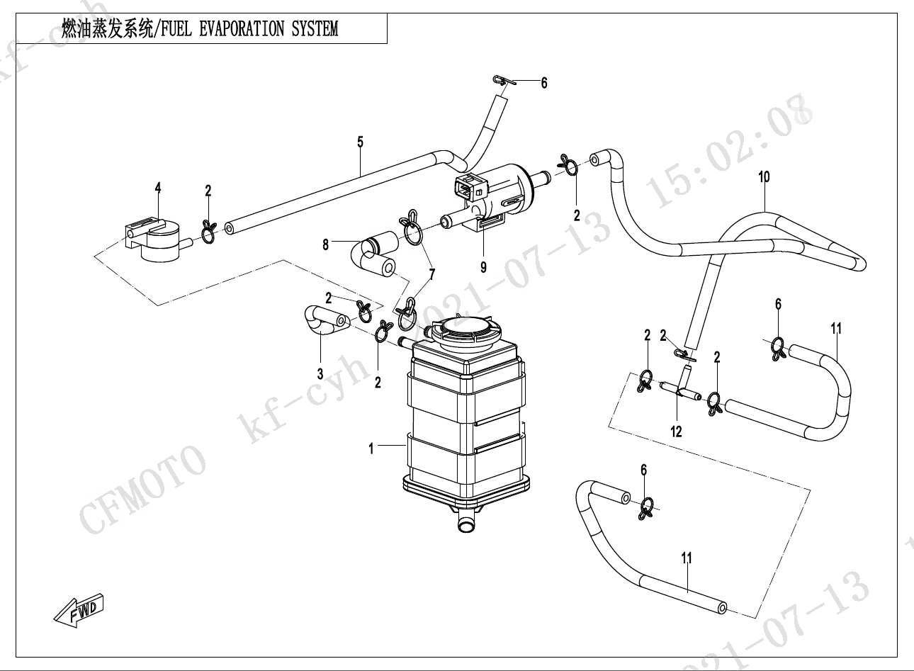 FUEL VAPORIZATION SYSTEM - F36