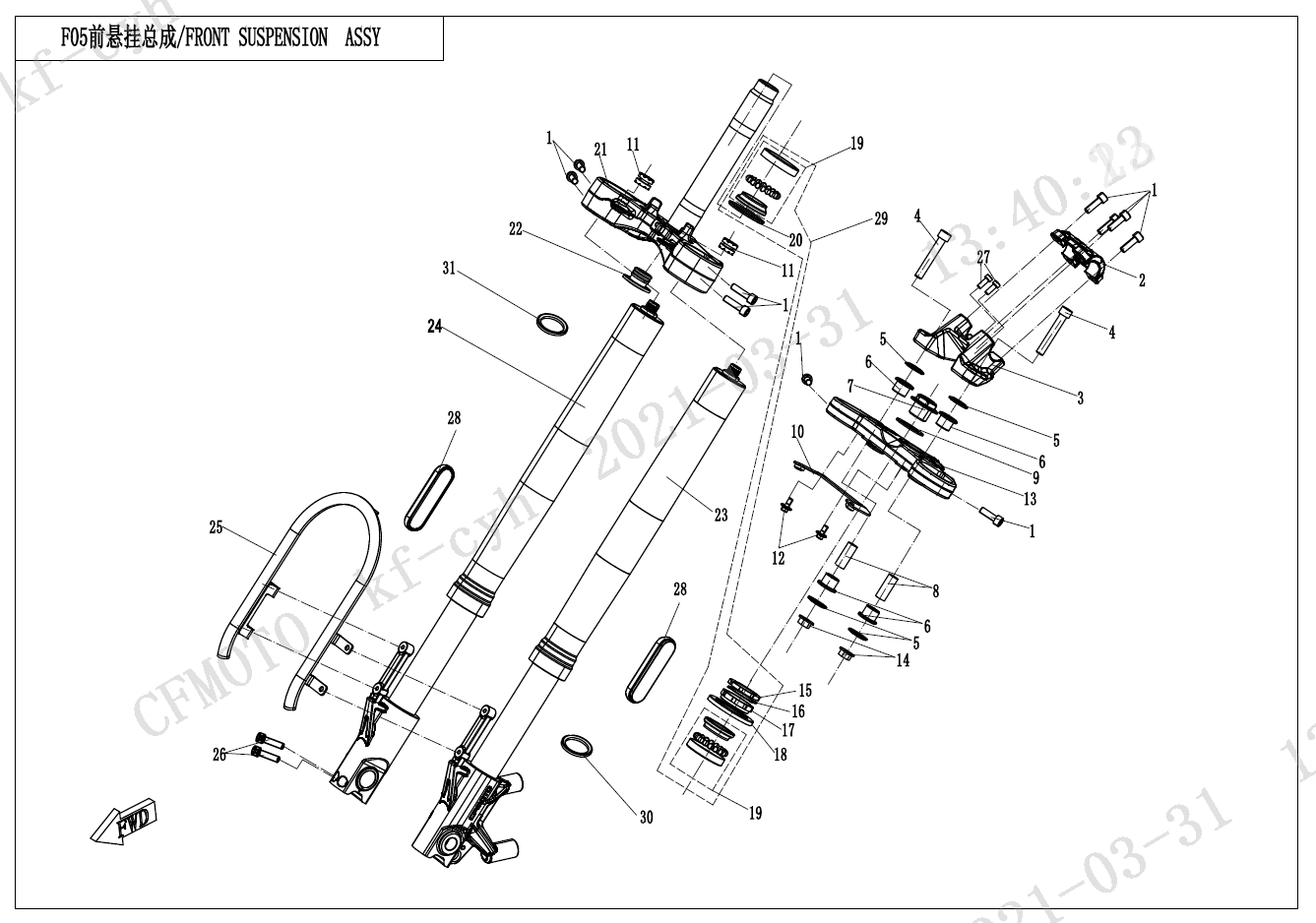 FRONT SUSPENSION - F05