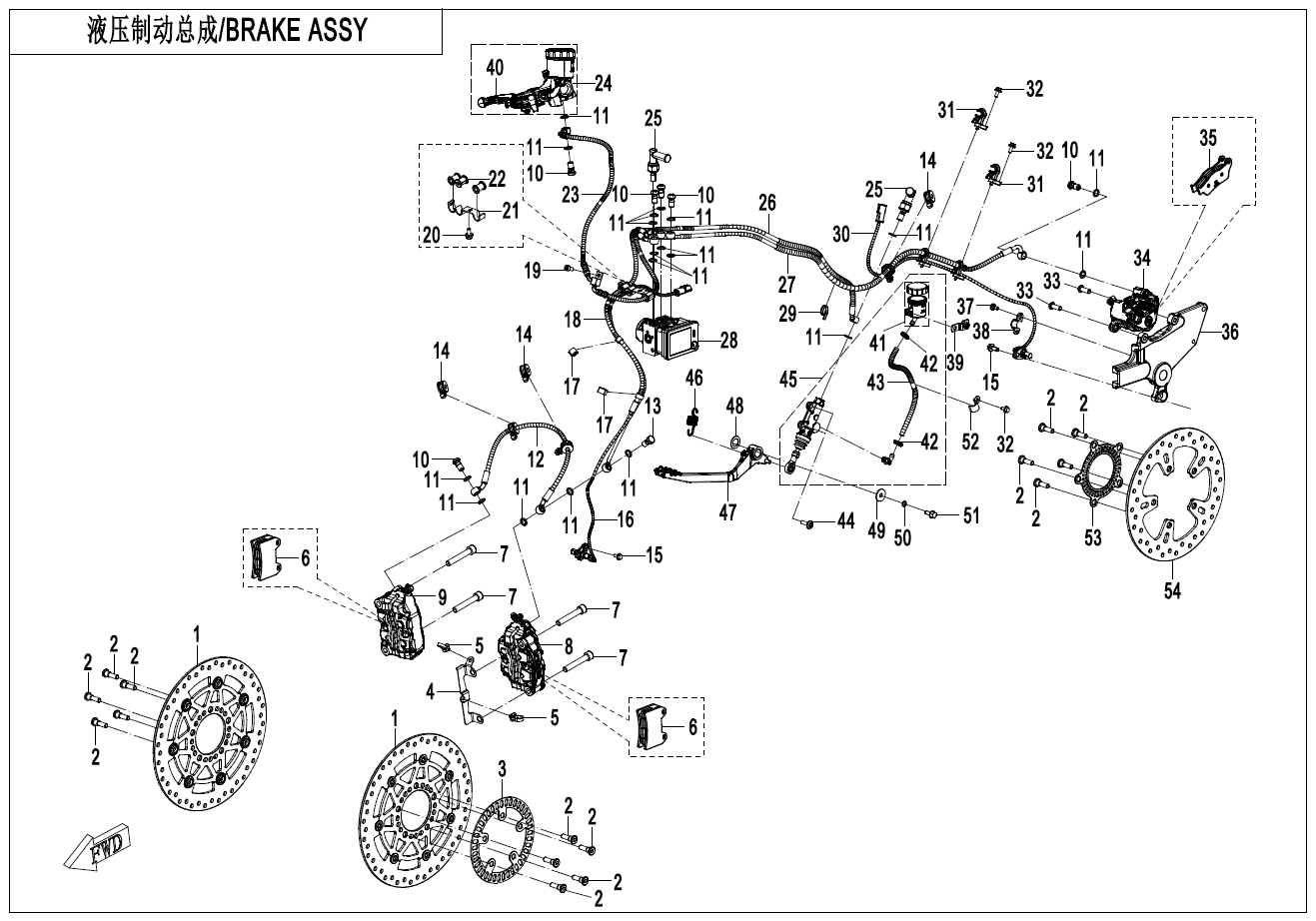 BRAKE ASSY(ABS) - F08