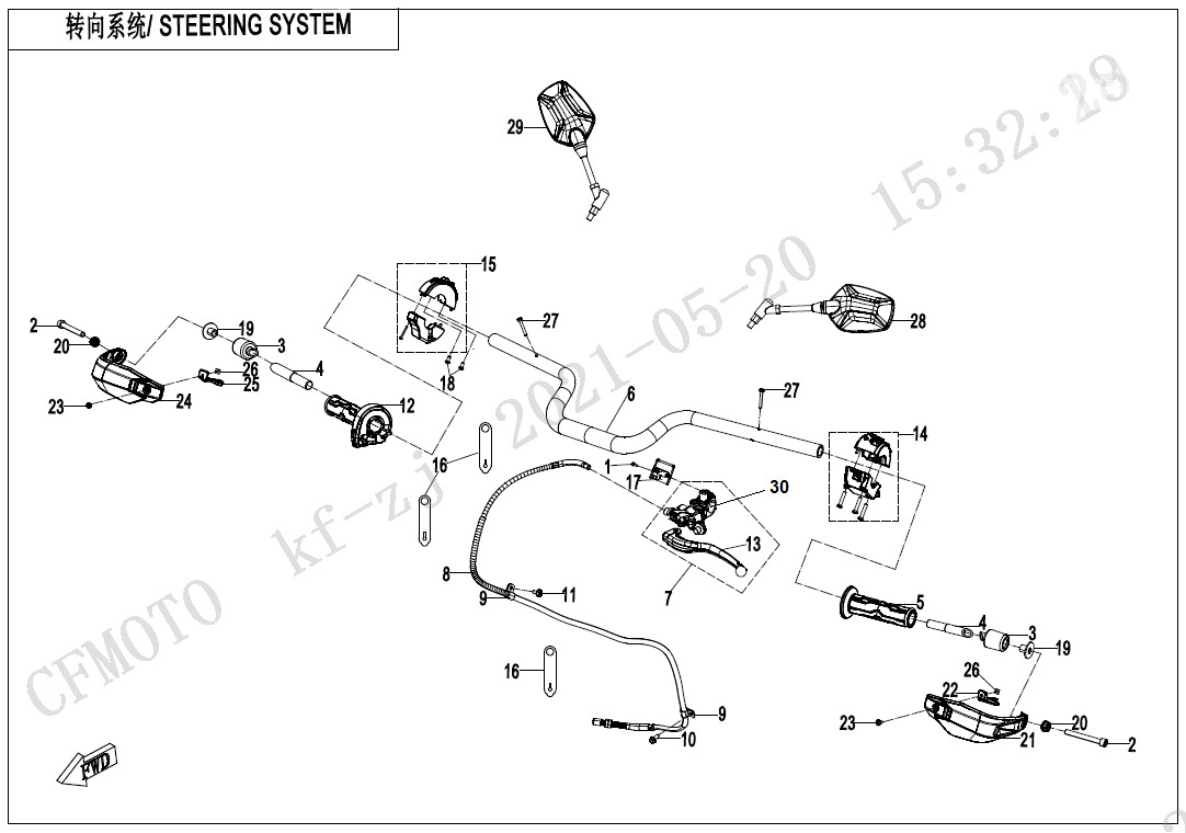 STEERING SYSTEM(TOURING) - F10-B