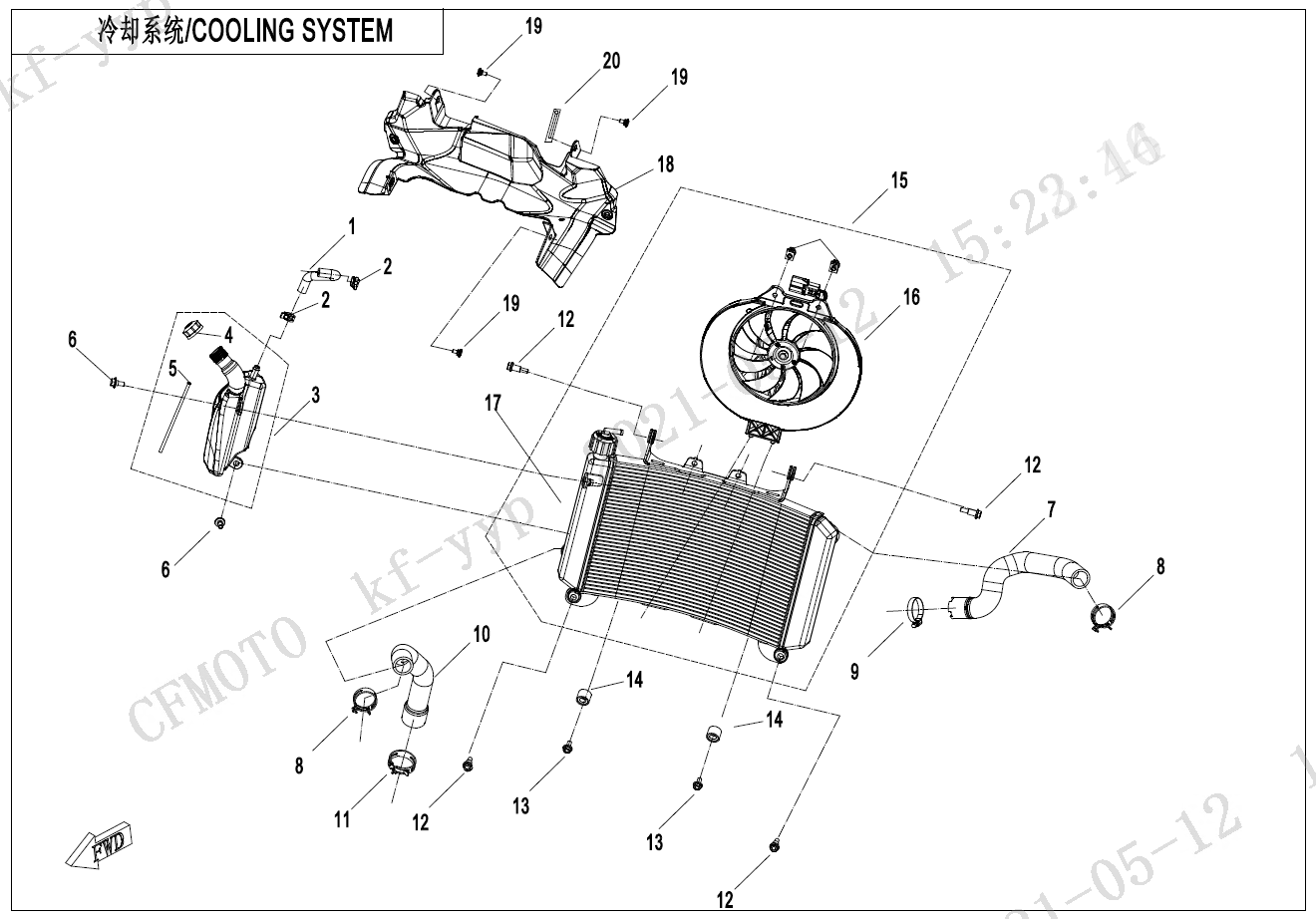 COOLING SYSTEM - F18