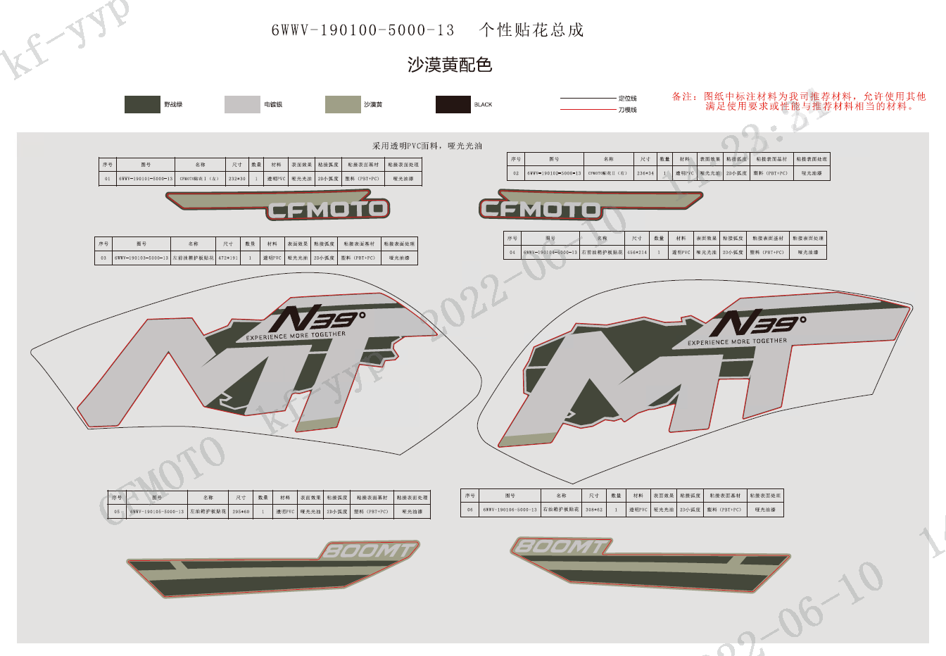 DECAL(TOURING-SANDSTONE YELLOW) - F19-5