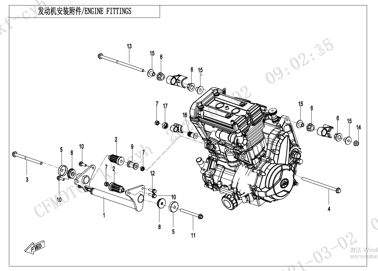 ENGINE FITTINGS - F00