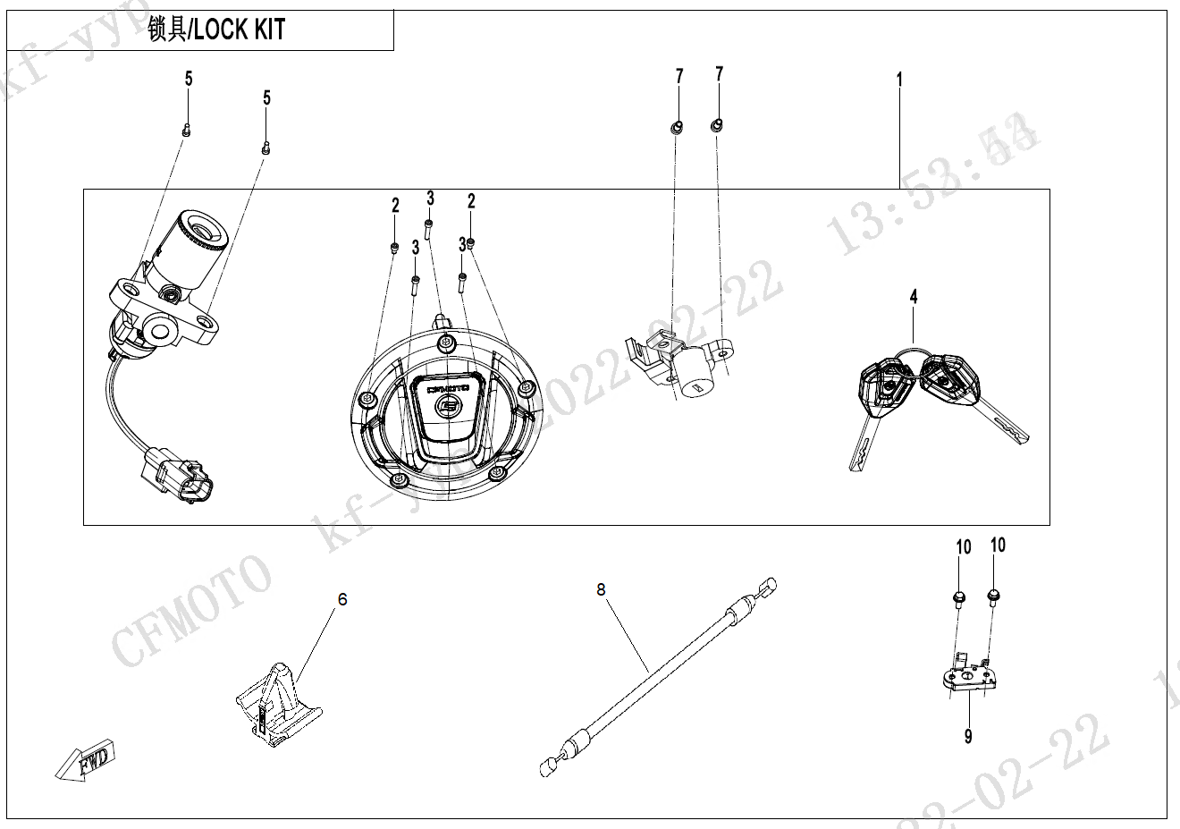 LOCK KIT - F01