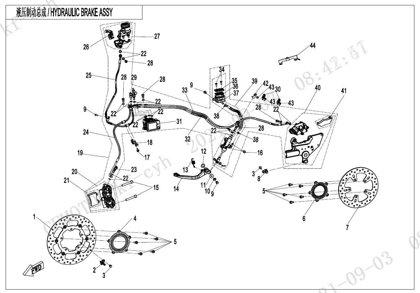 BRAKE ASSY(ABS) - F08