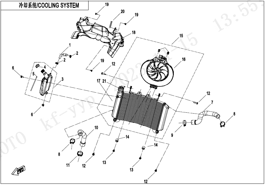 COOLING SYSTEM - F18