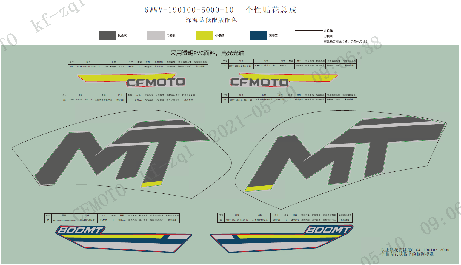 DECAL(SPORT-TWILIGHT BLUE) - F19-2