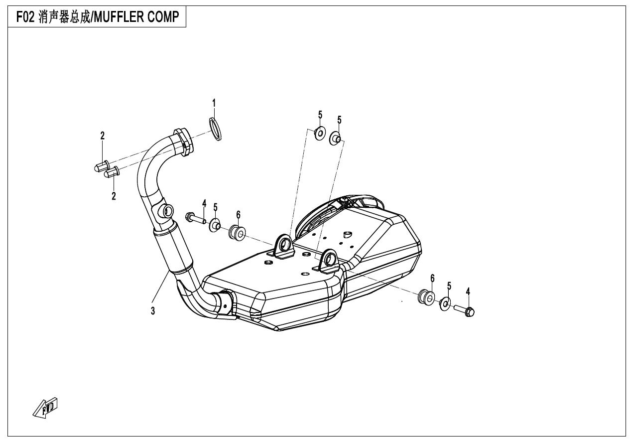 MUFFLER - F02-A