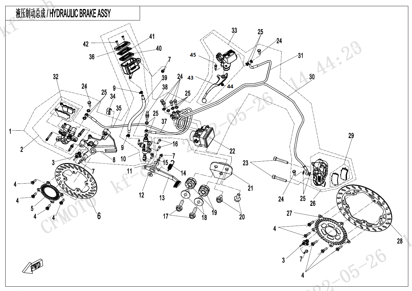MAB BRAKE ASSY(ABS-DALU MBA) - F08-C