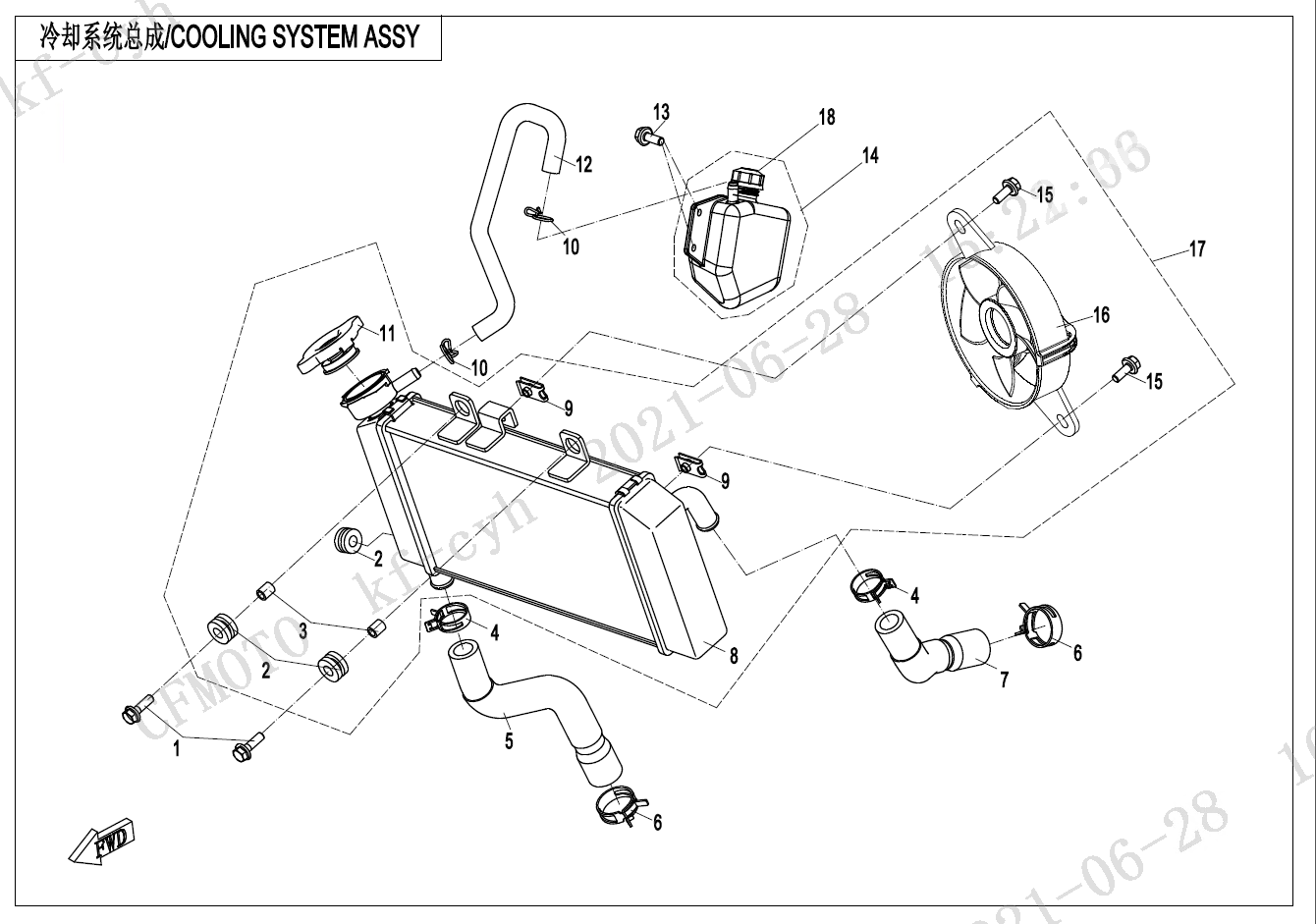 COOLING SYSTEM - F18