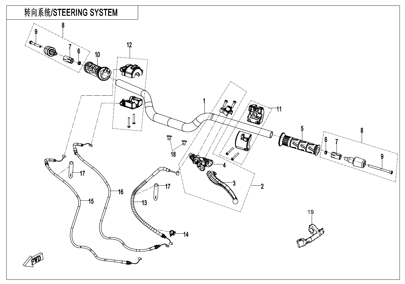 STEERING SYSTEM - F10-B