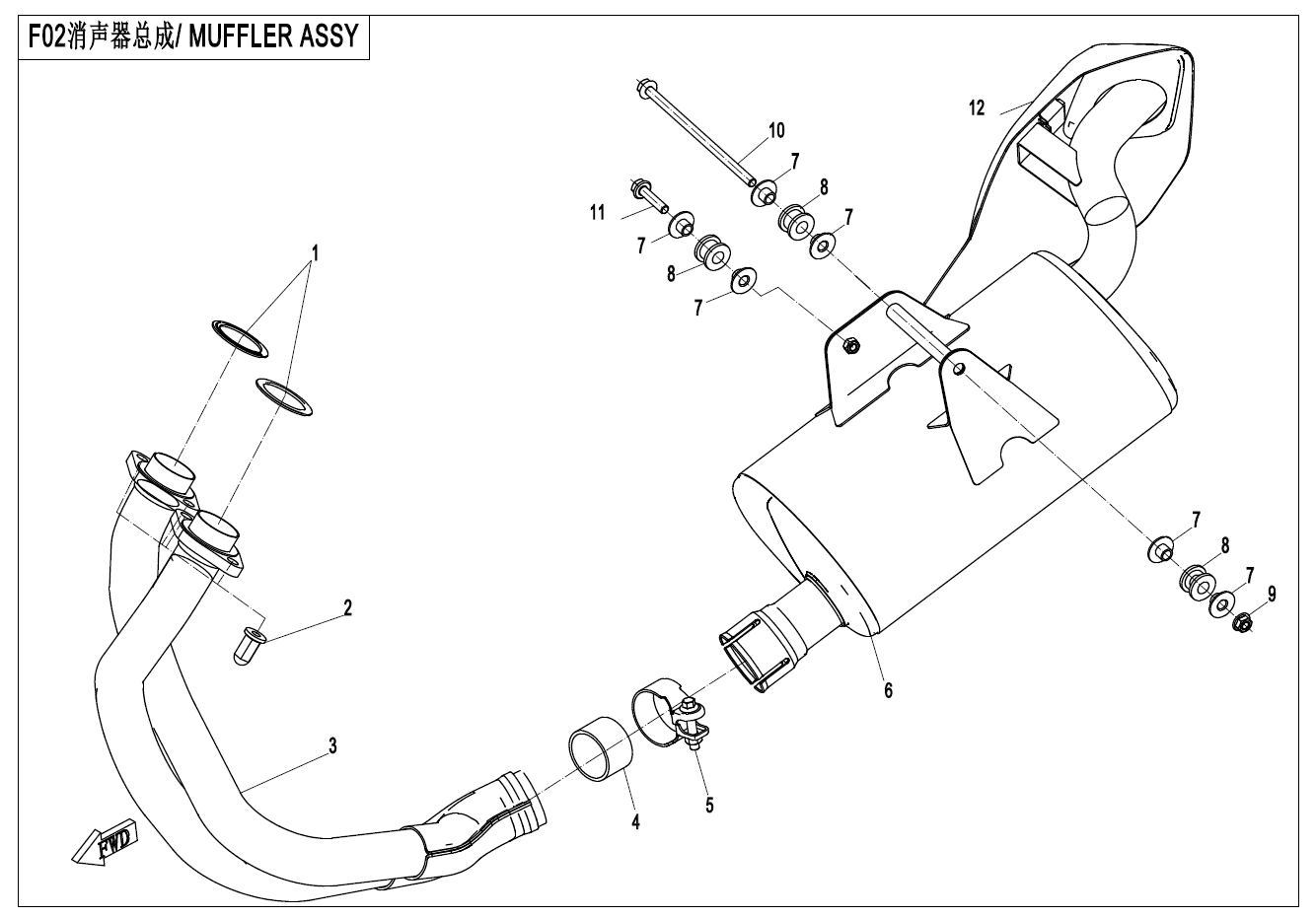 MUFFLER - F02