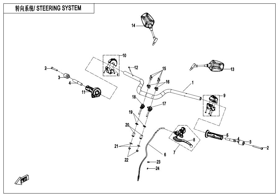 STEERING SYSTEM - F10-A
