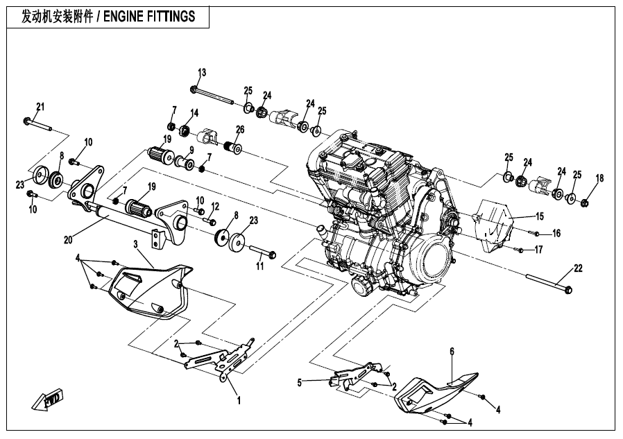 ENGINE FITTINGS - F00