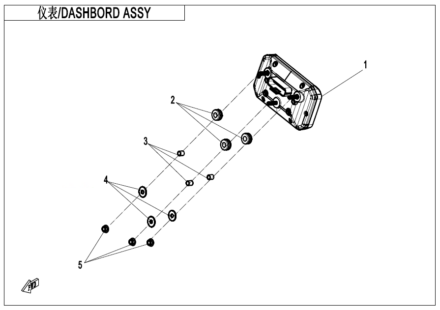 DASHBOARD ASSY - F17