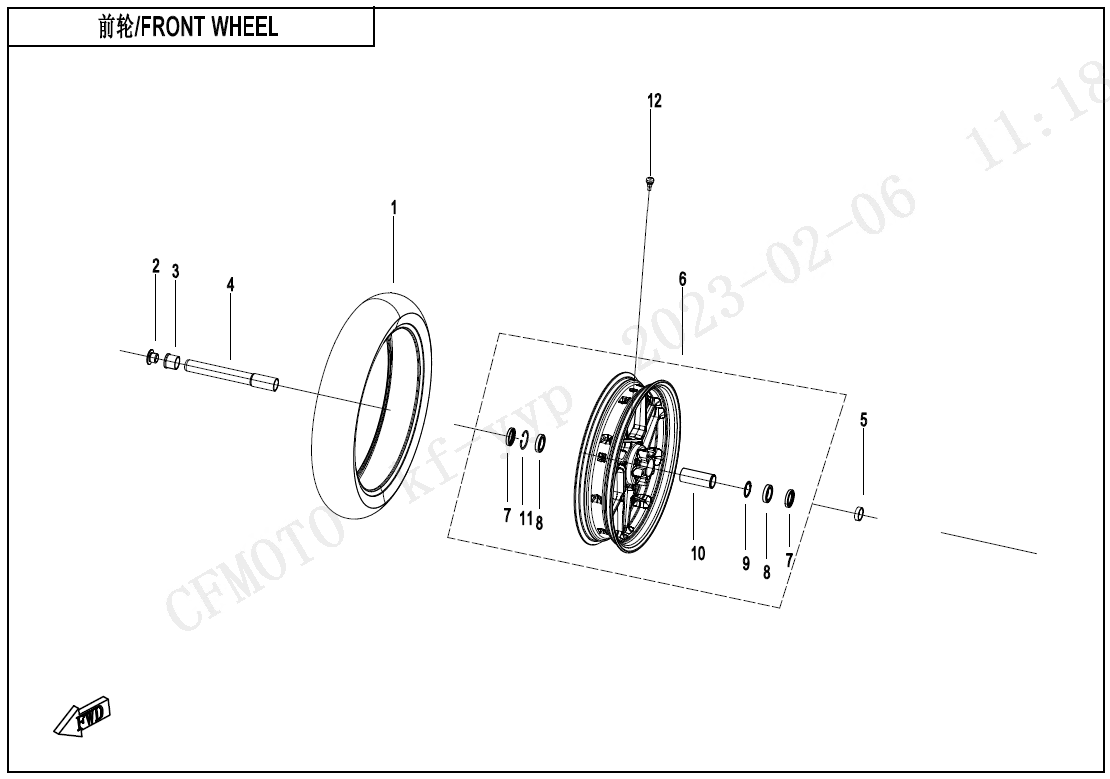 FRONT WHEEL - F07