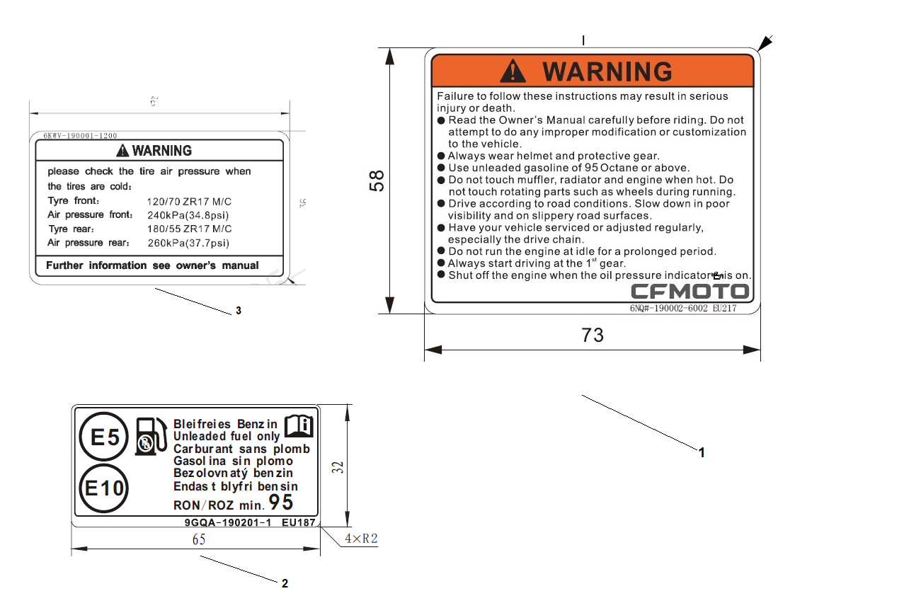 WARNING LABEL - F19-2