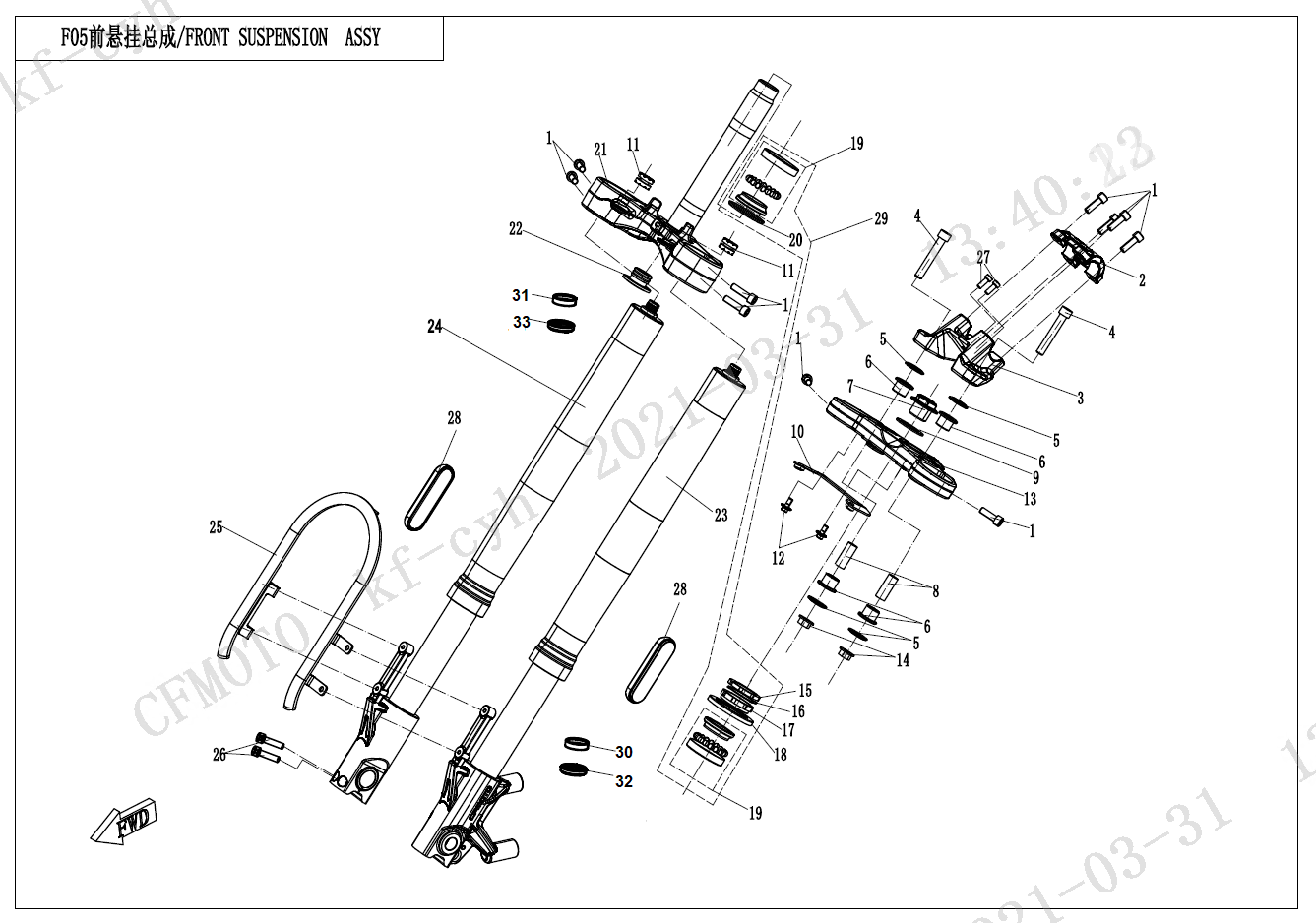 FRONT SUSPENSION - F05