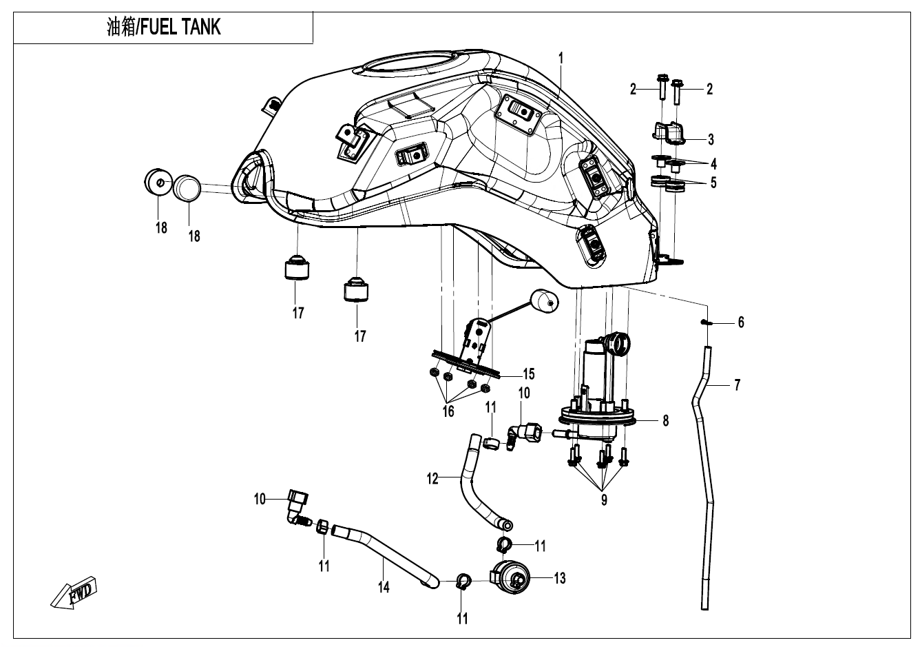 FUEL TANK - F12