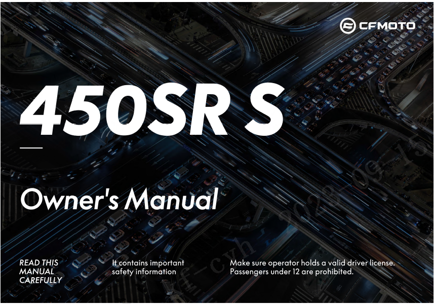 OWNERS MANUAL - F38
