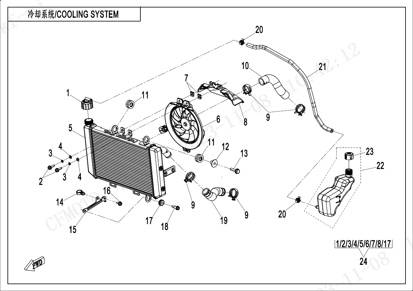 COOLING SYSTEM - F18