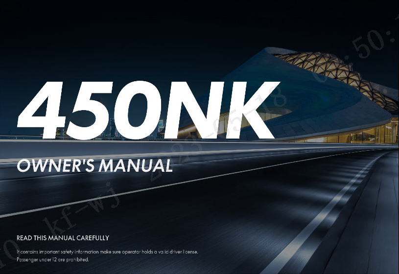 OWNER\'S MANUAL - F38