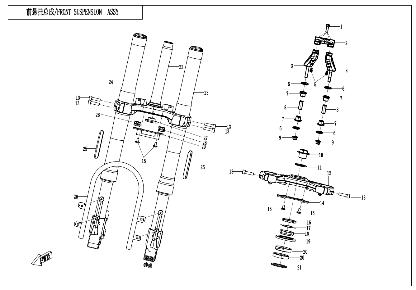 FRONT SUSPENSION - F05