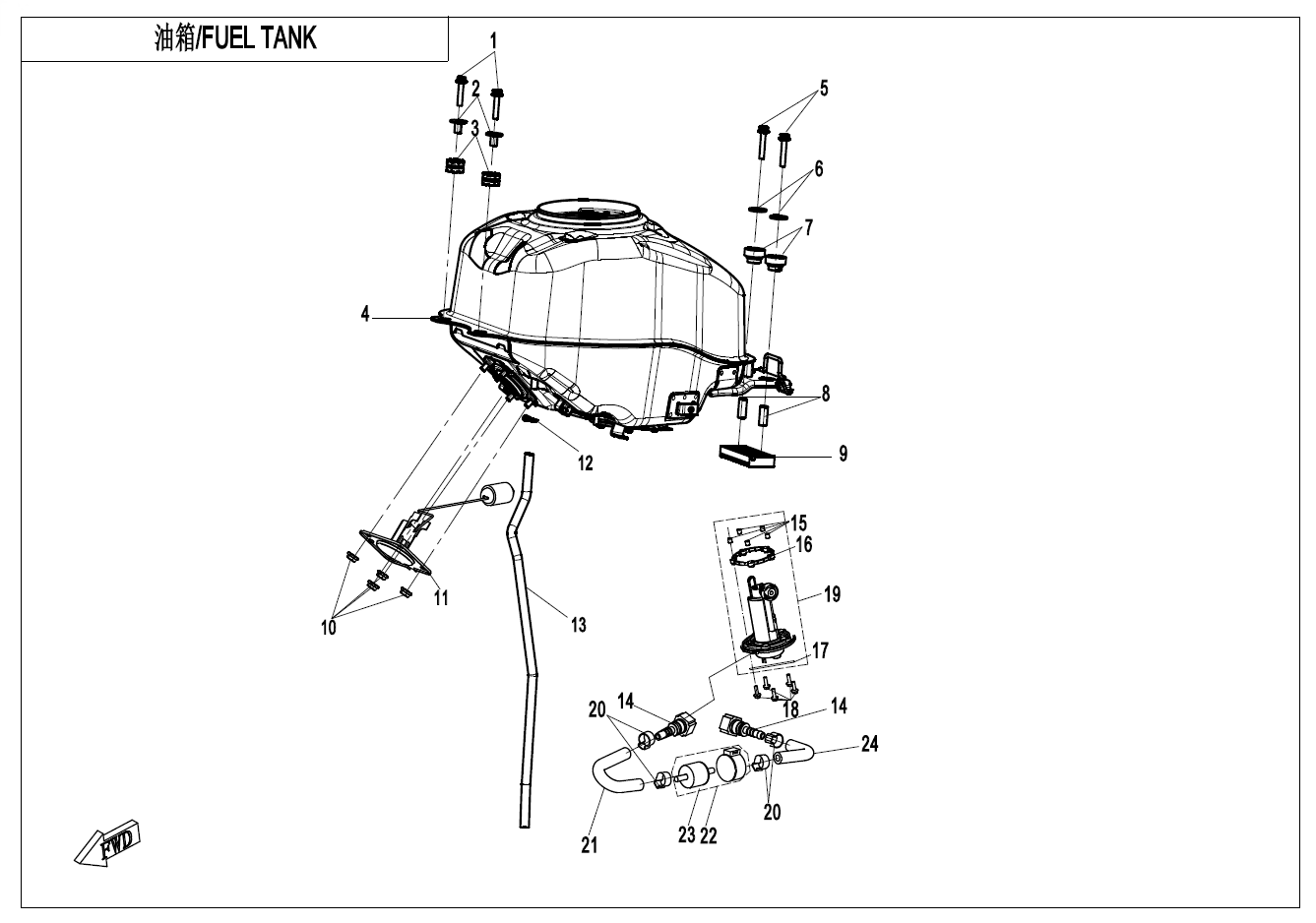 FUEL TANK - F12