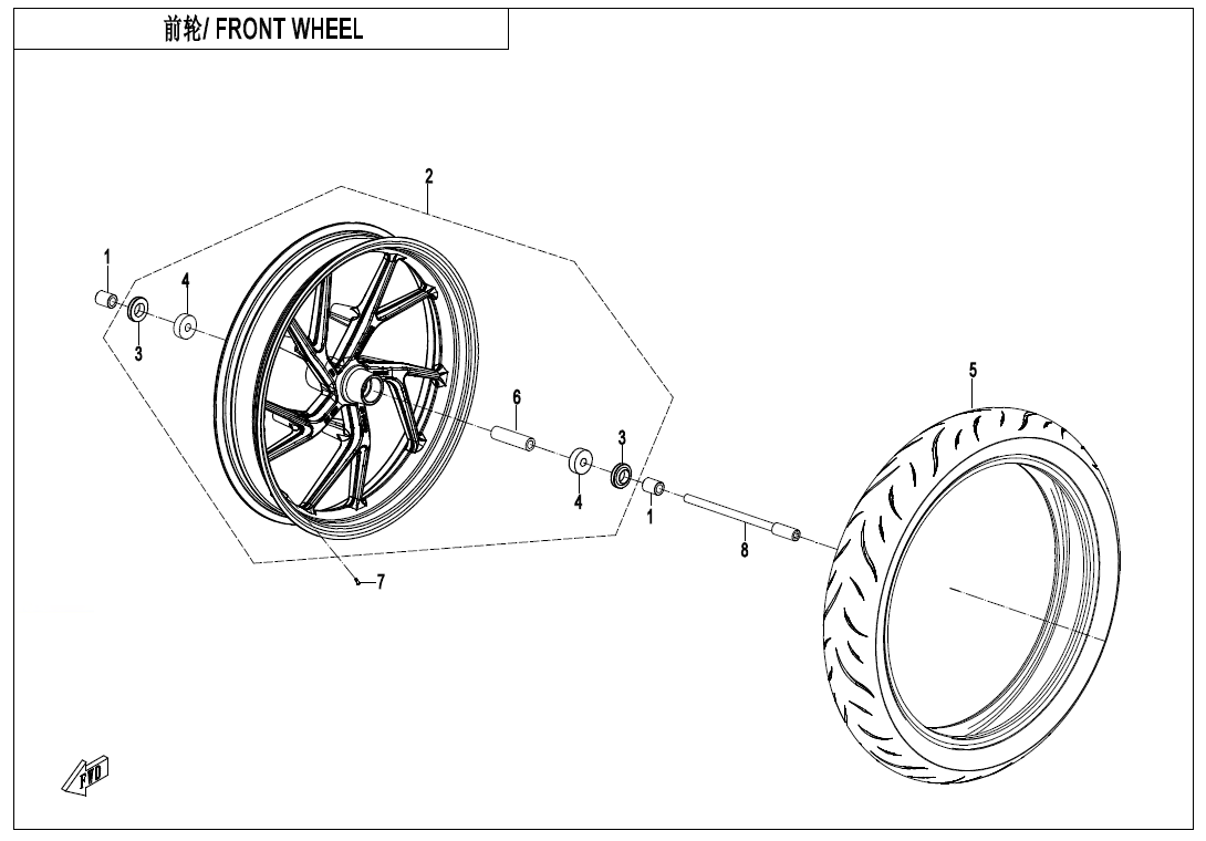 FRONT WHEEL - F07