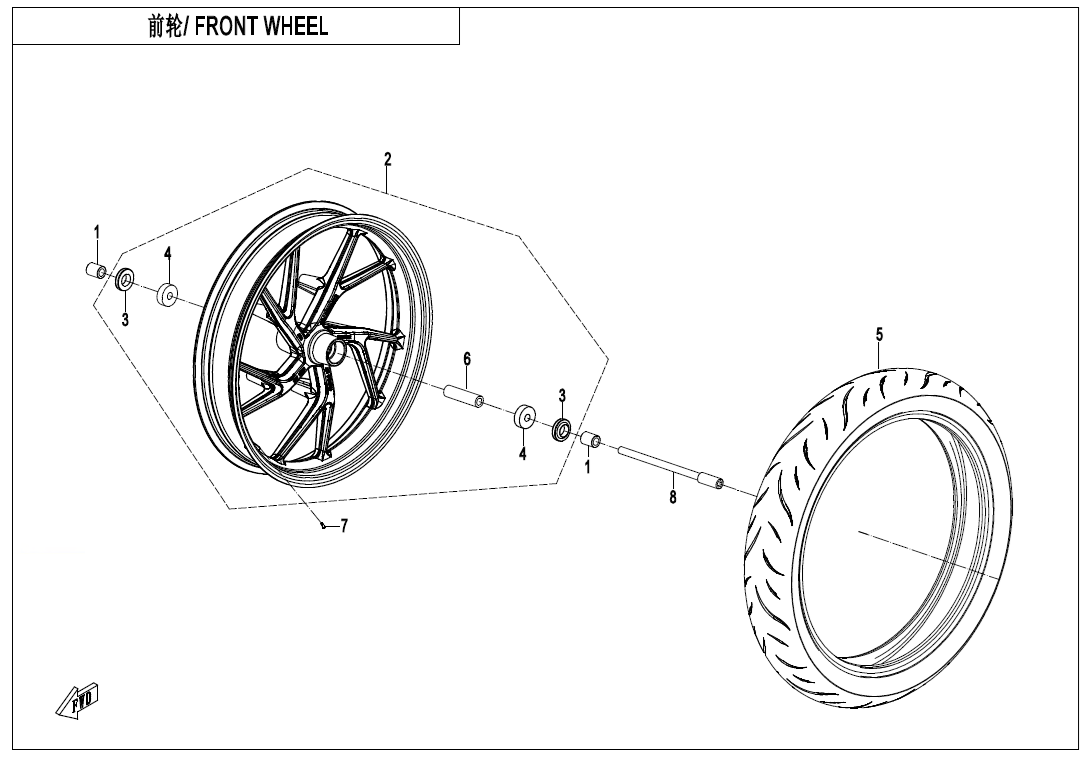 FRONT WHEEL - F07