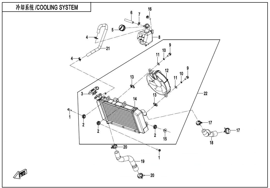 COOLING SYSTEM - F18