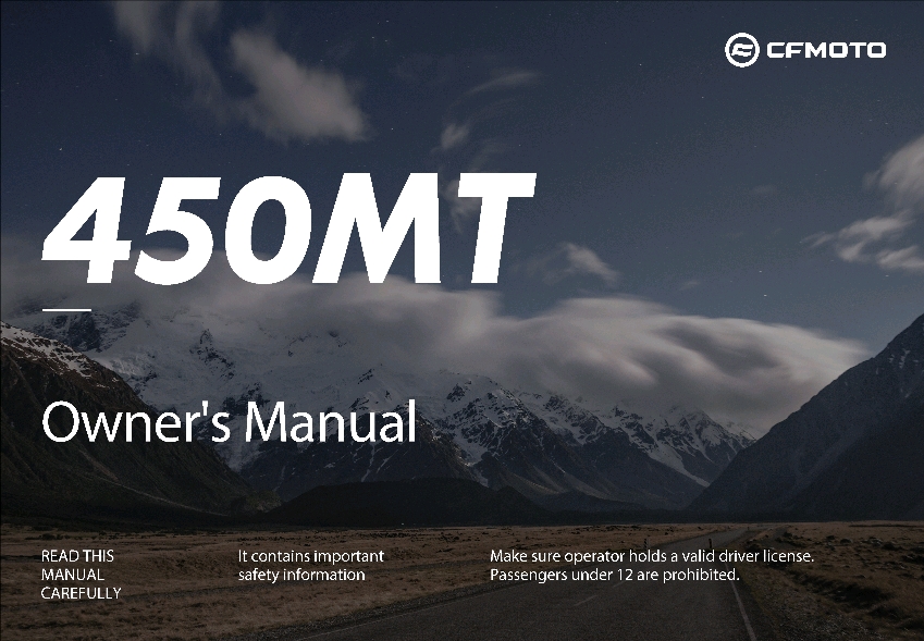 OWNER\'S MANUAL - F38