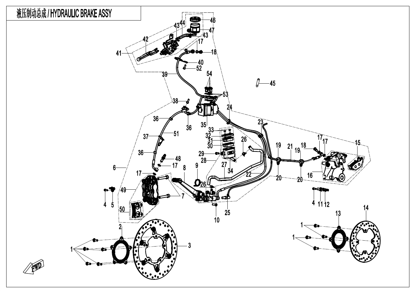 MAB  BRAKE ASSY - F08-V2