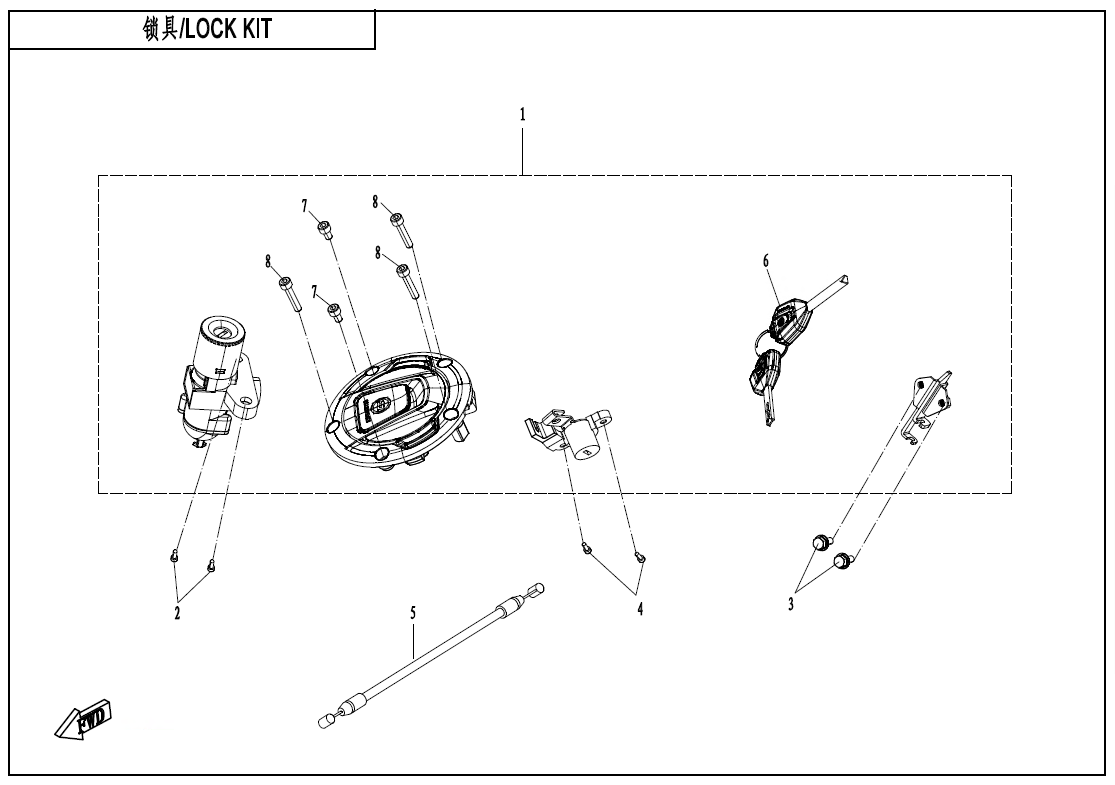 LOCK KIT - F01