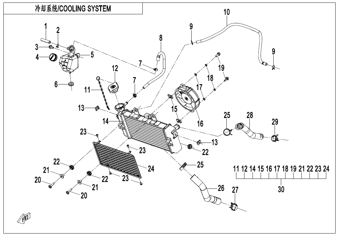 COOLING SYSTEM - F18