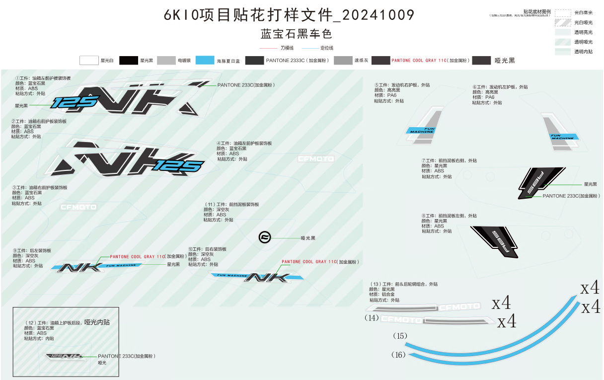 DECAL(GEM BLACK) - F19-2-B