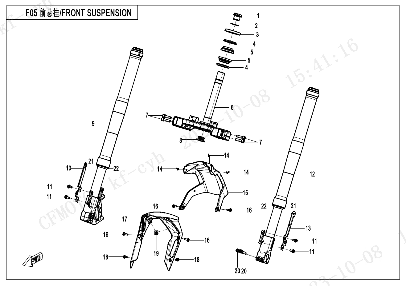 FRONT SUSPENSION - F05