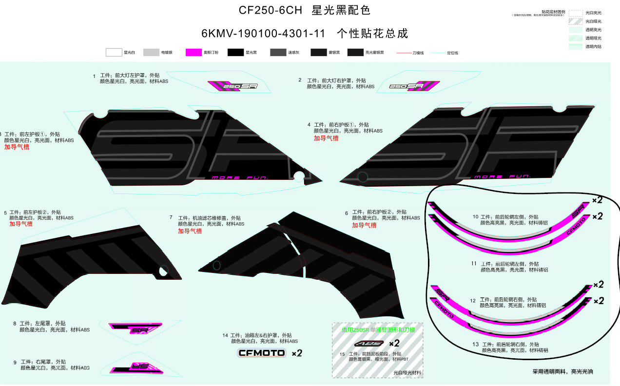 DECAL(NEBULA BLACK) - F19-2-B