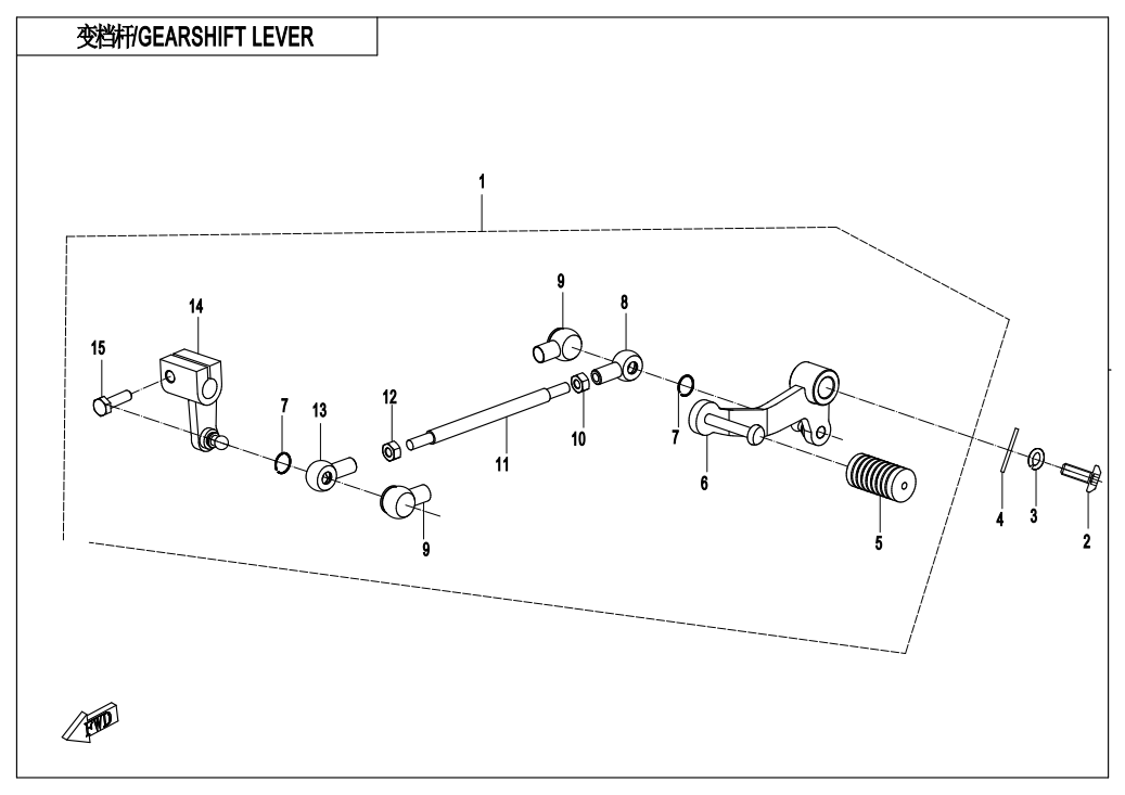 GEARSHIFT LEVER - F03-2