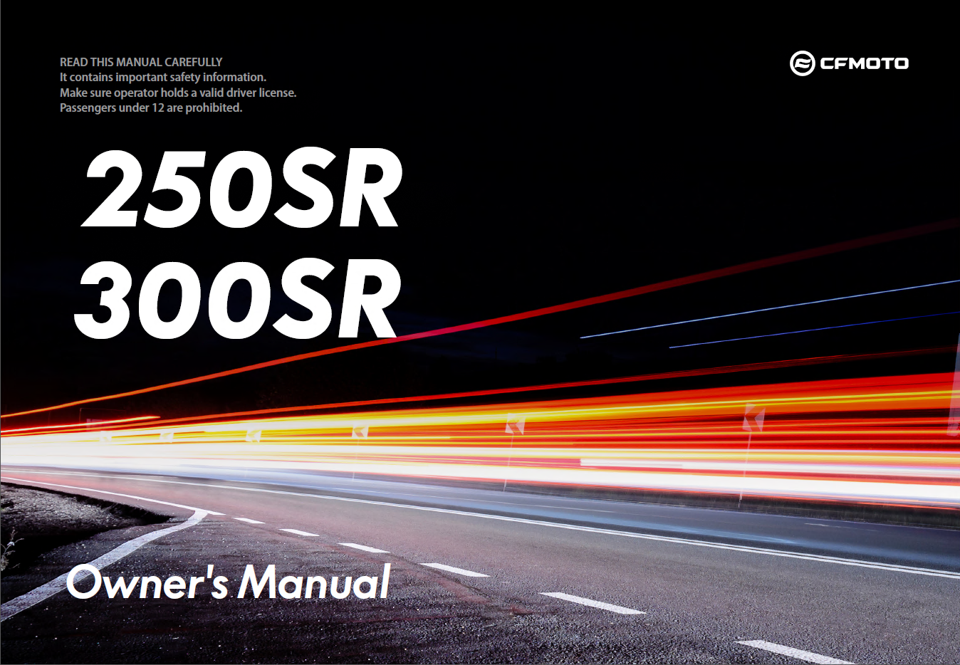 OWNER\'S MANUAL - F38