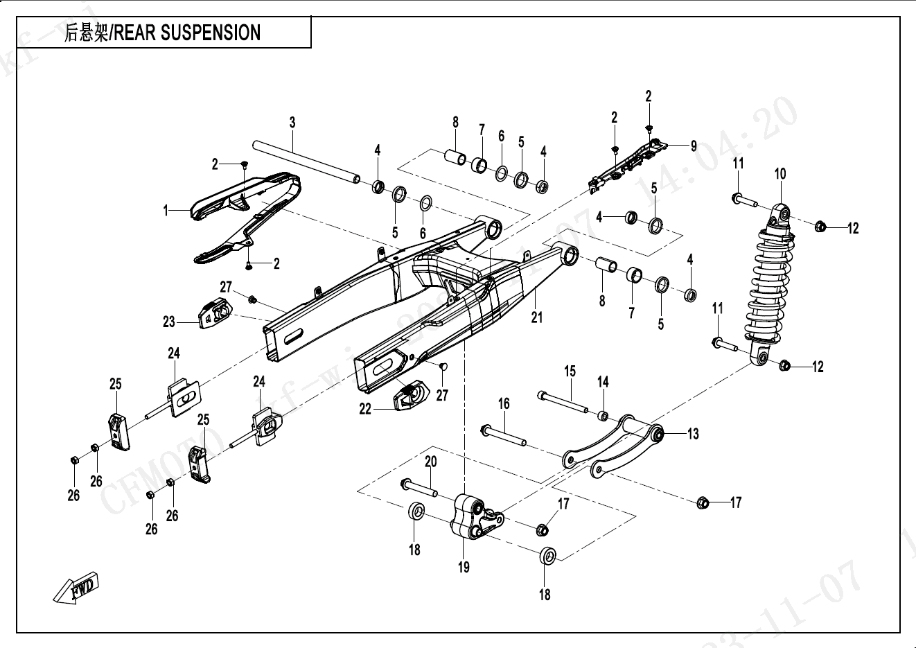 REAR SUSPENSION - F06