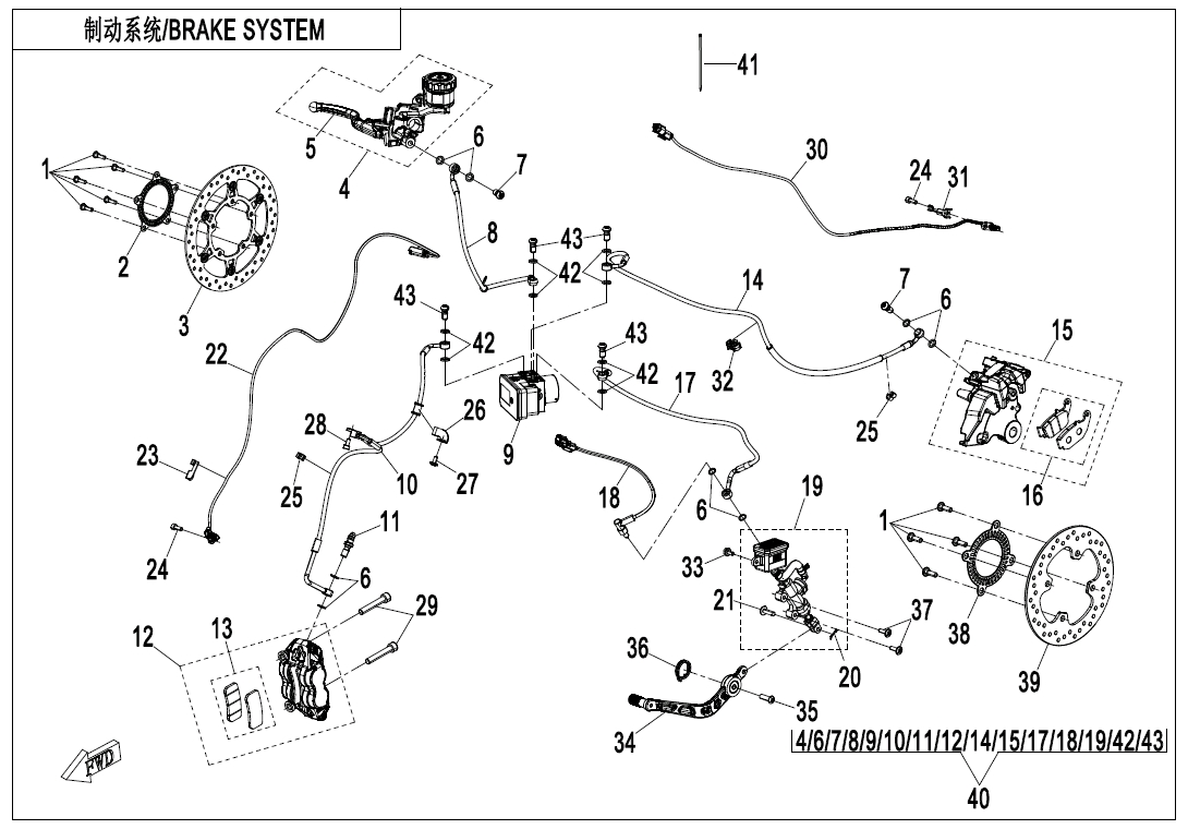 BRAKE SYSTEM - F08